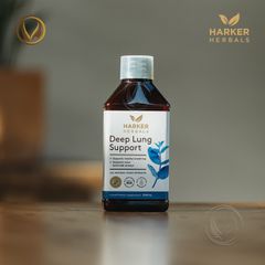Siro bổ phổi và hô hấp thực phẩm bảo vệ sức khỏe Deep Lung Support 250ml từ 12 tuổi - Harker Herbals