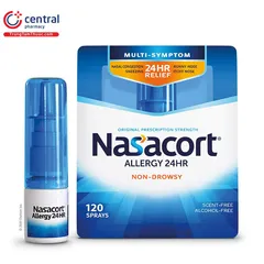 Xịt mũi giảm viêm xoang, dị ứng Nasacort Allergy 24hr Non-Drip Nasal.chinh hang my