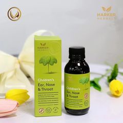 Siro Tai Mũi Họng cho bé thực phẩm bảo vệ sức khỏe HARKER HERBALS Children's Ear Nose & Throat 150ml