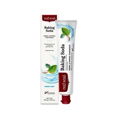Kem đánh răng baking soda và bạc hà tươi mát Red Seal Baking Soda Toothpaste Fresh Mint 100g