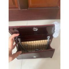 (VIP ORDER) - Túi xách Nữ dáng kẹp nách size 21 da bóng sang trọng, thích hợp đi tiệc
