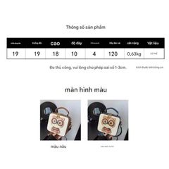 (BEIBAOBAO) - Túi hộp nữ beibaobao xách tay đeo chéo đi chơi dự tiệc hàng quảng châu cao cấp