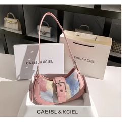 (Hàng V.I.P LIMITED) - Túi xách Nữ MISS GAIL Dạng Kẹp Nách Họa Tiết Tiểu Thư