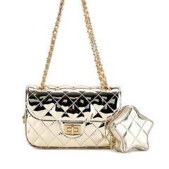 Size 20 Da PU Kẻ Sọc Nữ Sling Túi Thường Ngày Khóa Dây Xích Túi Messenger Flap