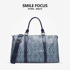 (SMILE FOCUS / BONUS) -Túi xách du lịch nam nữ da PU cao cấp chống nước, túi tập gym, công tác, thể thao đa năng bền đẹp