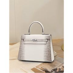 (HÀNG V.I.P - FULL BOX/ NO BOX) - Túi xách nữ Bạch tạng sang trọng size 25 da PU khóa bạc