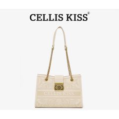 (Hàng V.I.P HÃNG LIMITED - NO BOX) - Túi xách Nữ CELLIS KISS size 30 to đựng nhiêù đồ, Hoa lá thêu, sang trọng