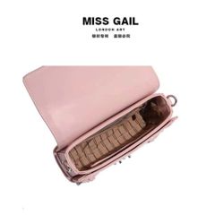 (Hàng V.I.P LIMITED) - Túi hộp nữ phiên bản giới hạn MISS GAIL màu tương phản kim tuyến dạ quang