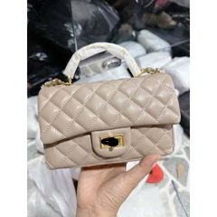 Túi chà neo 4 màu có quai size 20 da mềm