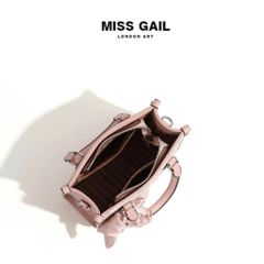 (Hàng V.I.P LIMITED) - Túi tote thêu hoa MÀU HỒNG nhẹ nhàng, tinh tế MISS GAIL sang chảnh tặng dây buộc nơ