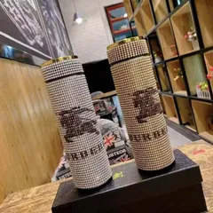 (Hàng Vip - FULL BOX - LIMTED - GIAO MÀU NGẪU NHIÊN) - Bình giữ nhiệt ĐÍNH ĐÁ làm bằng inox 304 có cảm ứng nhiệt độ