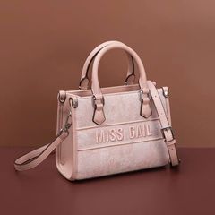 (Hàng V.I.P LIMITED) - Túi tote thêu hoa MÀU HỒNG nhẹ nhàng, tinh tế MISS GAIL sang chảnh tặng dây buộc nơ