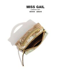 (Hàng V.I.P LIMITED) - Túi gối MISS GAIL thêu, túi đeo chéo Boston, dung lượng lớn