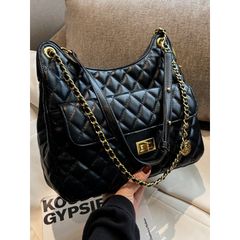 (HÀNG ĐẸP) - Túi Form Dáng Công Sở, Túi Khóa Xoay Bản To Dây Xích Hoa Trà, Túi Size 30*15*10CM