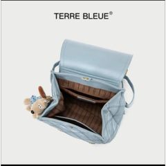 (LIMITED ORDER) - Balo Nữ TERRE BLEUE, Chất Liệu Da, Phù Hợp Đi Chơi Dạo Phố