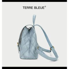 (LIMITED ORDER) - Balo Nữ TERRE BLEUE, Chất Liệu Da, Phù Hợp Đi Chơi Dạo Phố