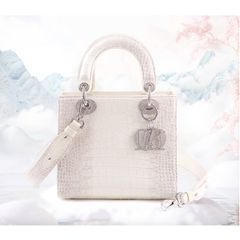 (NEW LIMITED ORDER) - Túi xách Nữ Dáng Vuông Bạch Tạng Khóa Chữ Sang Trọng
