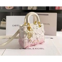 Túi xách nữ Niche Gradient Tua Rua Diana Túi Nữ 2025 Túi cao cấp Nữ Túi đeo chéo di động Hợp thời trang