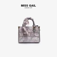 (Hàng V.I.P LIMITED) - Túi tote thêu hoa 2 MÀU tinh tế MISS GAIL sang chảnh tặng dây buộc nơ