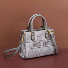 (Hàng V.I.P LIMITED) - Túi tote thêu hoa 2 MÀU tinh tế MISS GAIL sang chảnh tặng dây buộc nơ