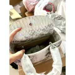 (HÀNG V.I.P ORDER) - Túi xách Nữ dáng vuông xà cừ thanh lịch sang trọng size 20
