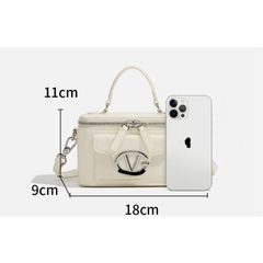 (VIP ORDER LIMITED) - Cốp TRẮNG VALEN.T.INO Da Thật Nhỏ cầm tay, đeo chéo THANH LỊCH
