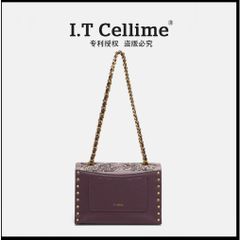 (Hàng V.I.P LIMITED - FULLBOX HÃNG) - Thiết kế họa tiết IT CELLIME thêu Tím Công nghệ mới, Kẹp nách