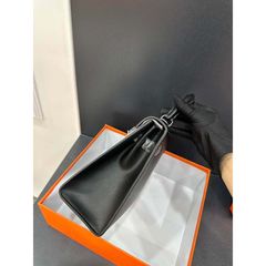(FULL BOX/ NO BOX Size 25) - Túi xách Nữ KHÓA BẠC không dập hãng