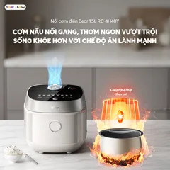 Nồi cơm điện Bear 1.5L RC-4H40Y