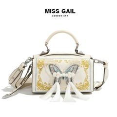 (Hàng V.I.P LIMITED) - Túi xách nữ phiên bản giới hạn MISS GAIL thêu ngọc tinh tế