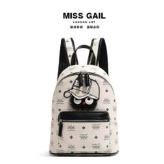 Balo thời trang nữ thiết kế gấu hoạt hình phiên bản giới hạn, đeo 2 kiểu phong cách mới thời thượng.