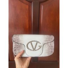 (MẪU MỚI NĂM 2026 - VIP ORDER LIMITED) - Túi kẹp nách VALEN.T.INO Nhỏ cầm tay Sang Trong BẠCH TẠNG