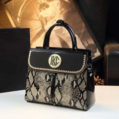 (LUXURY) - Túi công sở Thêu Ren Da Thật Túi Nữ 2024 Phong Cách Mới Sang Trọng