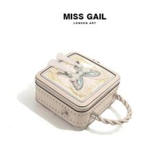 (Hàng V.I.P LIMITED) - Túi cốp thương hiêu MISS GAIL thêu thêu ngọc tinh tế