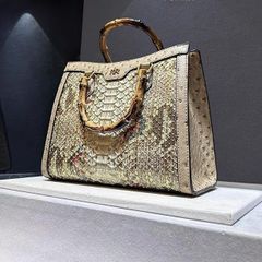 (VIP ORDER - LIMITED) - Modal Túi da tre Họa tiết Python túi tote nhẹ Sang trọng Cao Cấp