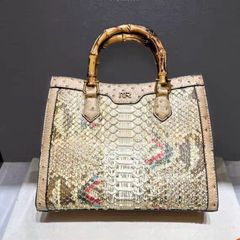 (VIP ORDER - LIMITED) - Modal Túi da tre Họa tiết Python túi tote nhẹ Sang trọng Cao Cấp