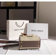(MACK JANICE) - Túi đeo vai di động màu sắc tương phản thời trang xinh xắn