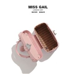 (Hàng V.I.P LIMITED) - Túi hộp nữ phiên bản giới hạn MISS GAIL Cầu vồng Đầy màu sắc phủ kim tuyến ngôi sao
