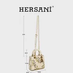 (Hàng V.I.P LIMITED ORDER) - Túi xách nữ HERSANI thêu thủ công hoa sang trọng, đẳng cấp