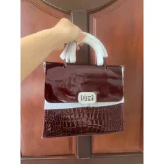 (VIP ORDER) - Túi xách Nữ dáng cầm tay size 25 da bóng sang trọng, thích hợp đi làm, đi tiệc