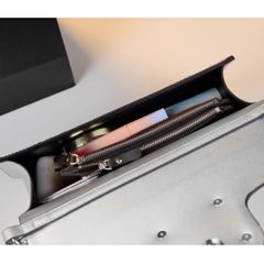(HÀNG V.IP ORDER LIMITED) - Túi Nữ Đi Tiệc Phong Cách Mới Hình Chữ V Kim Cương Di Động Đeo Vai Túi Thời Trang Cổ Điển
