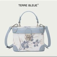 (LIMITED ORDER) - Túi xách Nữ TERRE BLEUE, Dáng Cốp Đứng Màu Pastel, Chất Liệu Da, Phù Hợp Đi Chơi Dạo Phố
