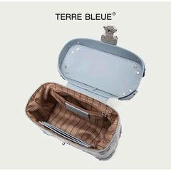 (LIMITED ORDER) - Túi xách Nữ TERRE BLEUE, Dáng Cốp Đứng Màu Pastel, Chất Liệu Da, Phù Hợp Đi Chơi Dạo Phố