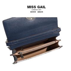 (Hàng V.I.P LIMITED) - Túi xách Nữ MISS GAIL vuông nhỏ thêu hoa lan khóa xoay