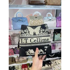 (Hàng V.I.P LIMITED - FULLBOX HÃNG) - Túi xách Nữ I.T CELLIME kiểu thêu Thời thượng, Thanh lịch, Dễ phối đồ