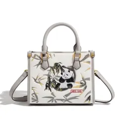 (Hàng V.I.P LIMITED) - Túi tote thêu Gấu Trúc tinh tế MISS GAIL