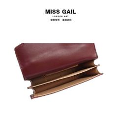 (Hàng V.I.P LIMITED) - Túi xách nữ MISS GAIL đeo vai nhung đỏ sang, họa tiết cao cấp đinh tán