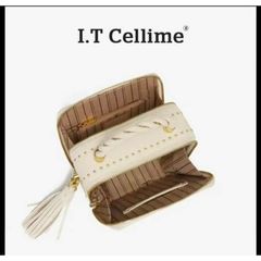 (Hàng V.I.P LIMITED - FULLBOX HÃNG) - Túi xách nữ CELLIME dáng cốp vuông thêu chữ đứng Form, Hoa văn Tinh tế, Sang trọng