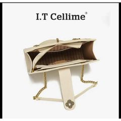 (Hàng V.I.P HÃNG LIMITED - NO BOX) - Túi xách Nữ I.T CELLIME size 30 to đựng nhiêù đồ, Hoa lá thêu, sang trọng