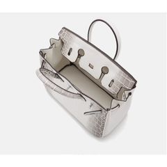 (HÀNG VIP - NO BOX) - Túi xách Bạch tạng siêu sang tag bạc size 25/30